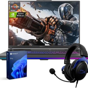 ASUS ROG Strix G18 RTX 5070 Pro Gaming Laptop, 18“ ROG Nebula 2.5K 240Hz/3ms, AMD Ryzen 9 8940HX, NVIDIA RTX 5070 with ROG Boost, 64GB DDR5, 4TB SSD, RGB KB, ROG Cooling, Bundle with HyperX Headset