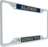 Desert Cactus Georgia Tech University Yellow Jackets Metal License Plate Frame for Front or Back of Car Officially Licensed (Alumni)