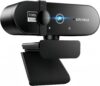 Full HD Webcam with Microphone, 1080P Webcam for PC, 90° FOV, Dual Microphone Streaming Web cam for Clear Stereo Audio, Plug and Play USB Web cam for Zoom/Skype/Teams, Conferencing and Video
