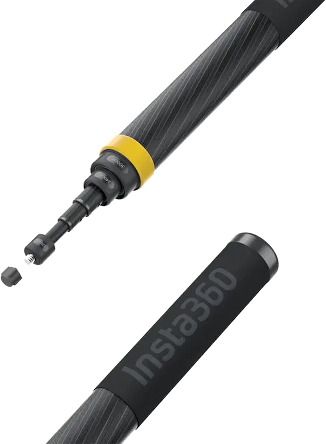 insta360 3m extended selfie stick for x3, one rs/x2/r/x, and one (14 to 118")