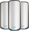 NETGEAR Orbi 970 Series Quad-Band WiFi 7 Mesh Network System (RBE973S), Router + 2 Satellite Extenders, Security Features, Up to 27Gbps, Covers Up to 10,000 sq. ft., 200 Devices, 10 Gig Internet Port