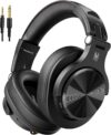 OneOdio A70 Bluetooth Over Ear Headphones, Wireless Headphones with 72H Playtime, Hi-Res, Built-in Mic, 3.5mm/6.35mm Wired Audio Jack for Studio Monitor & Mixing DJ Guitar AMP, Computer Laptop PC