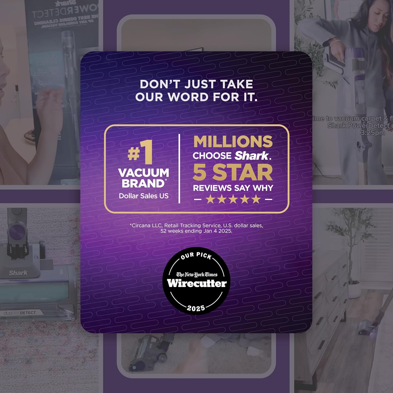 shark cordless vacuum cleaner with hepa filter, powerdetect clean & empty, powerful suction, auto empty system, pet hair pickup, carpets & hardfloor, dark gray, ip3251