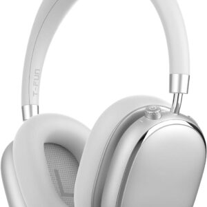 T-Fun NC95 Hybrid Active Noise Cancelling Headphones with Knob Control, 65H Playtime Over Ear Headphones Wireless Bluetooth 5.3, App Control, Hi-Res Audio, Comfort Fit, Clear Calls for Travel/Workout