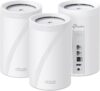 TP-Link Deco BE67 Tri-Band WiFi 7 BE14000 Whole Home Mesh System | 8-Stream 14Gbps | 1×10G+1×2.5G Multi-gig Wired Backhaul | Up to 8100 Sq.ft | VPN, HomeShield, MLO, 320 MHz, AI-Roaming (3-Pack)