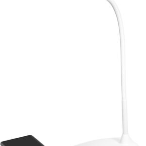 TW Desk Lamps for Home Office - Super Bright Small Desk Lamp with USB Charging Port, a Perfect LED Desk Light as Study Lamp, Bedside Reading Lights, White