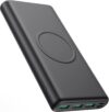 Wireless Portable Charger Power Bank, 33800mAh 15W Fast Wireless Charging 25W PD QC 4.0 USB-C Power Bank, 5 Output & Dual Input External Battery Pack Compatible with iPhone 16/15/14/13/12,Android etc