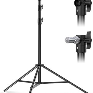 13ft Heavy Duty Light Stand Tripod,Cisian 160inch/4M Air Cushioned Metal Photography Tripod with 1/4"& 3/8" Screw Adapter for Most DSLR Camerasa,Sports Camera Professional