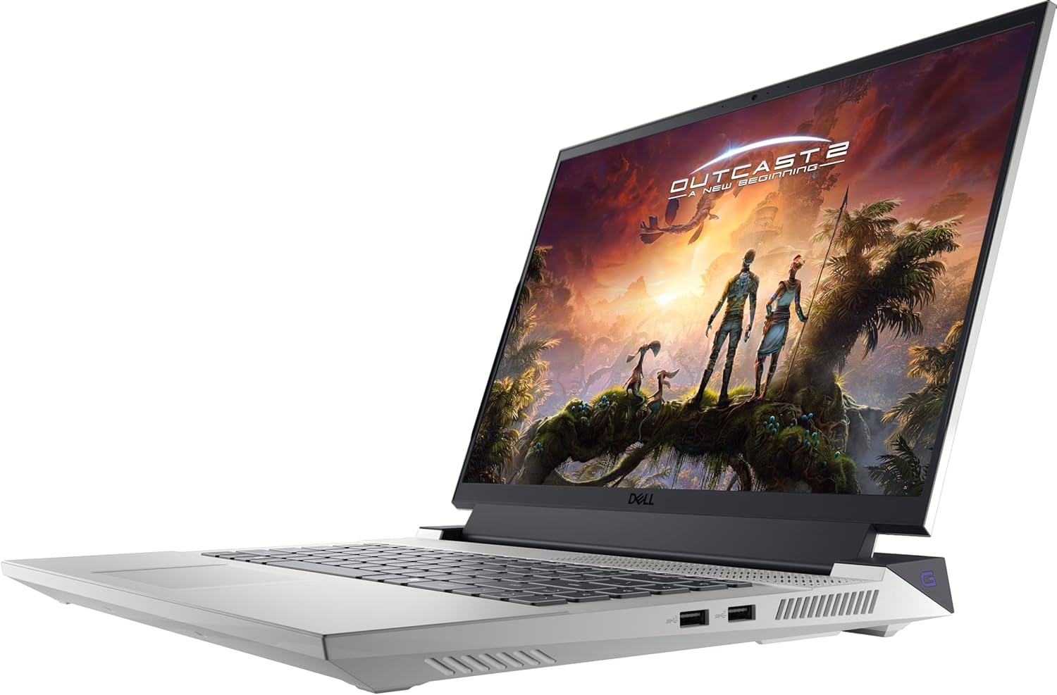 dell g16 7630 gaming laptop, nvidia rtx 4070 8 gb gddr6, intel i9 13900hx(up to 5.4 ghz, 24 cores), 16" qhd+ 2.5k 240hz 3ms, 64 gb ddr5 ram, 4 tb ssd, backlit keyboard, windows 11 pro, white