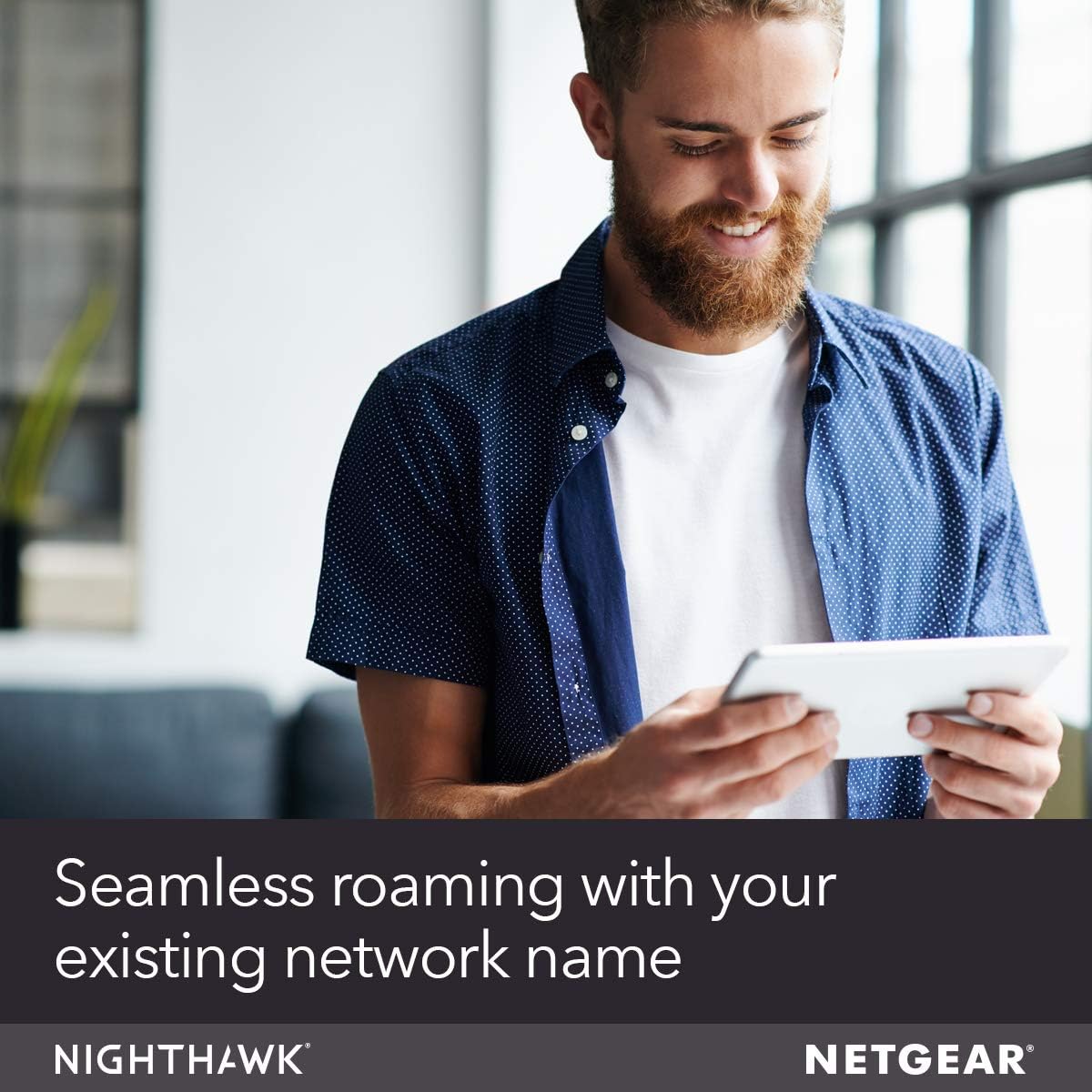 netgear wifi mesh range extender (ex6400) add up to 2,100 sq. ft., 35 devices ac1900 dual band wireless signal booster & repeater (up to 1.9 gbps speed), smart roaming – free expert help