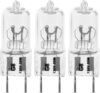 Feit Electric 20-Watt Xenon Halogen Light Bulb, Dimmable, 3000K Bright White, G8 Bi-Pin Base, 170 Lumens, 90+ CRI, Cool & Long-Lasting for Under Cabinet, Accent, Display, & Task Lighting, 3-Pack