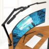 LED Desk Lamp with Clamp, 41.5" Clamp on Architect Desk Lamp for Home Office, 24W Bright Tall Computer LED Table Light Adjustable Overhead Clip on Office Lighting for Work Craft