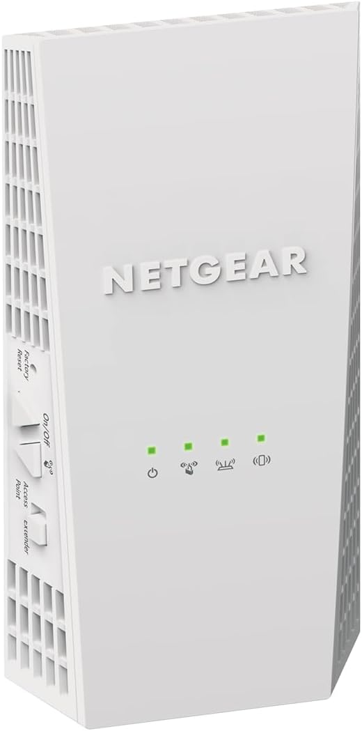 NETGEAR WiFi Mesh Range Extender (EX6400) - Add up to 2,100 sq. ft., 35 Devices - AC1900 Dual Band Wireless Signal Booster & Repeater (up to 1.9 Gbps Speed), Smart Roaming – Free Expert Help