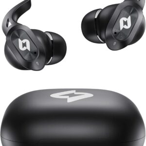 Wireless Earbuds Bluetooth Headphones with Wireless Charging Case 32H Playback LED Display in Ear Earphones Waterproof Ear buds Built in Mic Stereo Bass for iPhone Samsung Android Sport Workout Gym TV