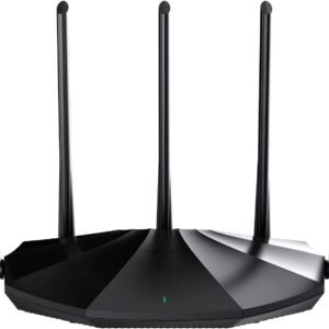 Tenda WiFi 6 Router for Home, AX1500 Dual Band Gigabit Router for Wireless Internet, Long Range Coverage with 5 * 6dBi High-Gain Antennas, 4 Gigabit Ports, Support WPA3, IPv6, Parental Control(RX2Pro)