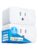 meross Smart Plug Mini, 15A & Reliable Wi-Fi, Support Apple HomeKit, Siri, Alexa, Echo, Google Assistant and Nest Hub, App Control, Timer, No Hub Needed, 2.4G WiFi Only, 2 pack