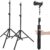 2 Pack adjustable 7ft Aluminum Photography Light Stand, Portable Light Tripod, for Lighting Stand Speedlight, Flash, Softbox,Strobe Light, Camera, Photographic Portrait