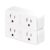 Dual Smart Plug, 15A WiFi Outlet Extender, Smartlife App Control, Schedule Timer Function, 2-in-1 Compatible with Alexa, Google Home Assistant, No Hub Required, ETL&FCC, 2.4G WiFi Only, 2-Pack