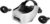 HTC Vive Pro Focus Plus 6DOF VR Headset in Almond White Bundle Including VR Headset, Controllers, face Cushion, QC 3.0 Charger and USB Type-C Cable