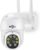 Hiseeu 2K 3MP PTZ Security Camera Outdoor,WiFi Camera, Auto Tracking&Light Alarm Floodlight & Color Night Vision,Two-Way Audio, Plug-in Cable,Compatible Wireless Camera System