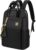 Laptop Backpack for Women Slim Travel – Laptop Bag Computer Case Fit up to 15.6-inch Notebook Lightweight Medium Size Purse for Work Bookbag Water-resistant Business Fashion Stylish Nylon Black