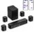 ULTIMEA 7.1ch Sound Bar with Dolby Atmos, Surround Sound System for TV with 4 Surround Speakers, Sound Bar for Smart TV with App Control, Soundbar with Subwoofer for Home Theater, HDMI eARC, Aura A60