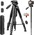 Tripod for Camera, 72″ Tall Camera Tripod Monopod with Remote, Professional Heavy Duty Compact Camera Stand for Phone,DSLR, Spotting Scope, Telescope, Binocular