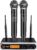 Wireless Microphone, Professional Cordless Dynamic Wireless Microphone System, Microfono Inalambrico Professional,100ft Range, Suitable for DJ, Church, Karaoke, Home and KTV (KA-328)