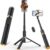 62″ Phone Tripod & Selfie Stick, Tripod for iPhone with Remote, Portable, Lightweight Travel Stand for Selfies Video Recording Vlog, Extendable Stand Compatible with iPhone Android