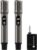 Wireless Microphones, Microphone with One-to-One Chip Connection and Rechargeable Receiver, 40H Duration, 200FT Range Receiving, Less Latency, Metal Construction Microphone for Singing