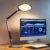 LED Desk Lamp for Home Office, 15W Computer Zoom Lighting with Swing Arm, Memory & Timer Function, Dimmable Desktop Ring Light for Video Calls, Conference, Reading, Streaming, Podcasting