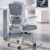 TRALT Office Chair – Ergonomic Desk Chair with Adjustable Lumbar Support, Mesh Computer Chair, Executive Chairs for Home Office Comfortable Lumbar Support (White)