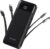 charmast Portable Charger with Built in Cables, Power Bank with Cords Wires, Slim 10000mAh Travel Battery Pack 6 Outputs 3 Inputs 3A Fast Charging for Samsung Google Pixel LG Moto iPhone iPad