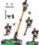 Cordless Vacuum Cleaner, 40Kpa 8 in 1 Powerful Suction Lightweight Stick Vacuum Cleaner for Home, LED Display, 3 Suction Modes, 45Mins Detachable Battery Vacuum for Hard Floor Carpet Pet Hairs