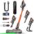 Cordless Vacuum Cleaner, 600W/50KPa/65Min Runtime Stick Vacuum with 3.3Ft Hose, Wall Mount Charging, Auto Mode, Touchscreen, Self-Standing Vacuum Cleaner for Home/Pet Hair/Carpet/Car, Fragrance