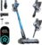 Cordless Vacuum Cleaner, 8-in-1 Cordless Stick Vacuum Cleaner with 3 Suction Modes, Up to 45mins Runtime, Rechargeable, Self-Standing, Wireless Vacuum Cleaners for Home Pet Hair Carpet Car Hard Floor