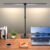 Desk Lamp Architect Task Dual Head Modern Flexible Gooseneck Tall Dimmable Light for Home Office, 5 Color Modes,Remote Control, 1500lm 24W Extra Bright Lighting