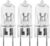 Feit Electric 20-Watt Xenon Halogen Light Bulb, Dimmable, 3000K Bright White, G8 Bi-Pin Base, 170 Lumens, 90+ CRI, Cool & Long-Lasting for Under Cabinet, Accent, Display, & Task Lighting, 3-Pack
