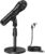 FIFINE USB/XLR Dynamic Microphone for Podcast Recording, Studio Handheld Mic with Desktop Stand for Vocal, Voice Over, Streaming, Black-AmpliTank TANK2