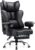 GTPLAYER Big and Tall Office Chair 400LBS Wide Ergonomic Gaming Chair with Deluxe Embossing Designed Leather with Foot Rest,150°Reclining Adjustable Soft Armrests Pocket Spring Back Support and Pillow