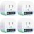 meross Matter Smart Plug Mini, FFS Easy Setup, 100% Privacy Smart Outlet, Compact Size, Support Apple Home, Alexa, Google Home with Schedule and Timer, App and Voice Control, 2.4G Wi-Fi Only (4 Pack)