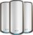 NETGEAR Orbi 970 Series Quad-Band WiFi 7 Mesh Network System (RBE973S), Router + 2 Satellite Extenders, Security Features, Up to 27Gbps, Covers Up to 10,000 sq. ft., 200 Devices, 10 Gig Internet Port