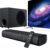 Sound Bar for Smart TV with Subwoofer, Bluetooth Sound Bar for Smart TV, Mini Soundbar with ARC/Optical/AUX/Bluetooth Connect, Surround Sound System for TV/PC/Gaming/Projectors
