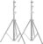 Stainless Steel Light Stand Photography, Spring Cushioned Heavy Duty Tripod Stand, 9.5ft/2.8m, 2 Packs Professional Photography Studio Stands