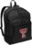Texas Tech Backpack -Medium Size – Classic Style TTU Red Raiders Backpack – Laptop Sleeve – Lightweight – Durable (Black)