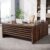 Tribesigns 62.2″ Executive Desk with Mobile File Cabinet, L-Shaped Office Desk with Storage Shelves, Large Computer Table Business Workstation Set for Home Office, Dark Brown